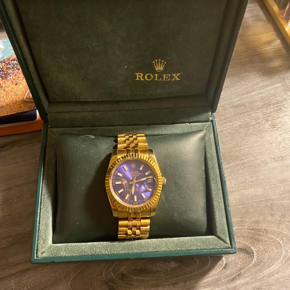 Used gold oyster perpetual Rolex